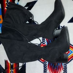 Women knee high boots, worn once